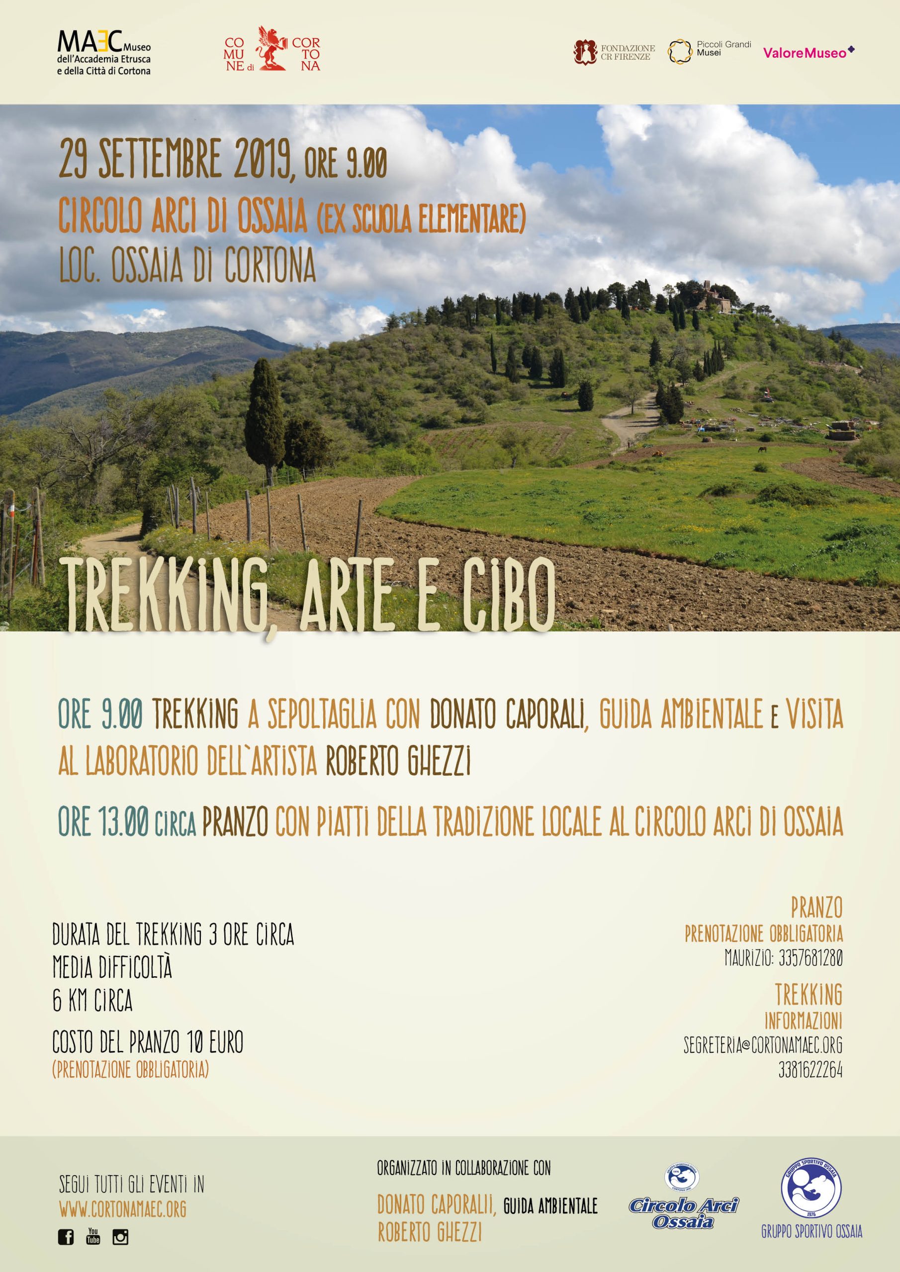 trekking arte e cibo