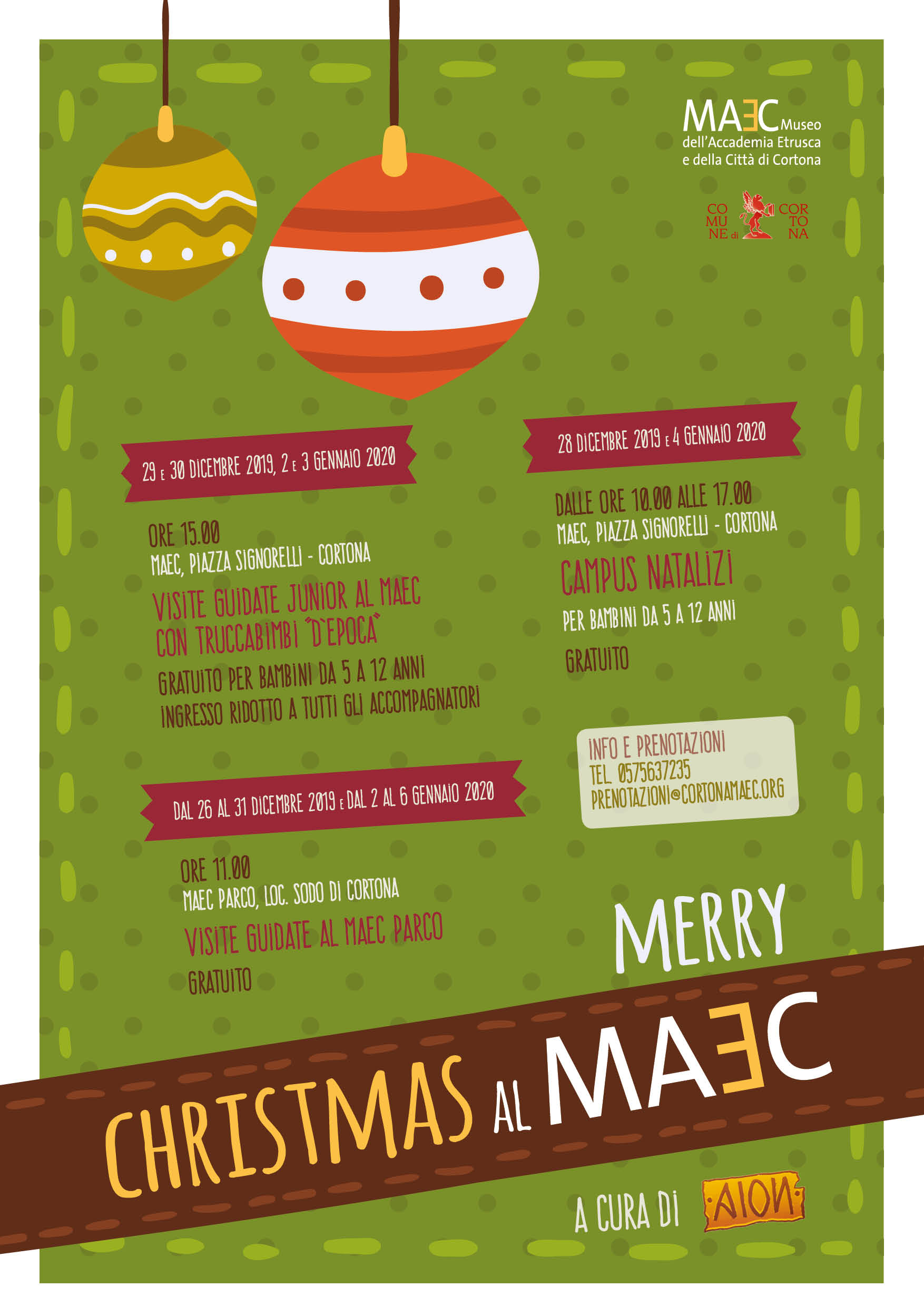 Eventi di Natale al MAEC