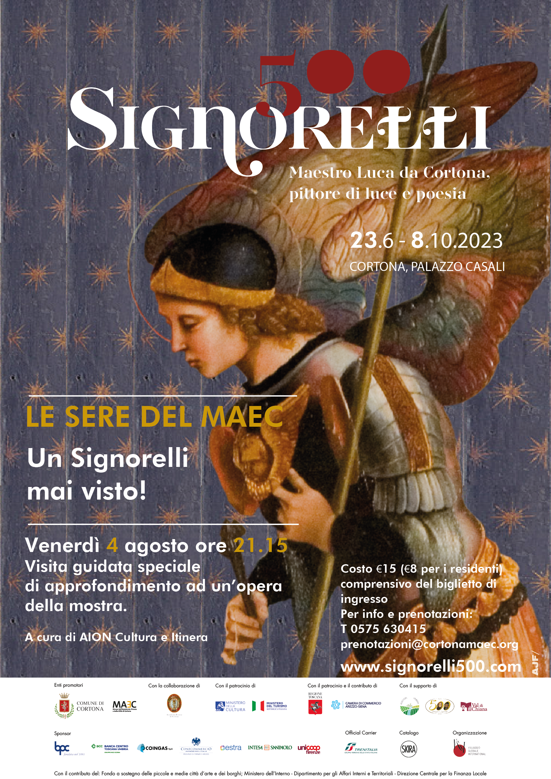 le sere del MAEC eventi speciali in occasione mostra signorelli 500