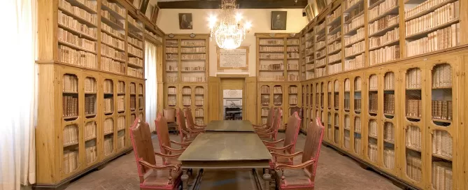 MAEC Cortona Biblioteca settecentesca dell'Accademia Etrusca