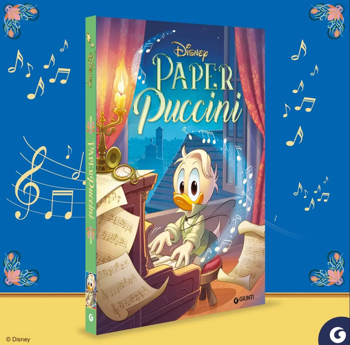 Copertina a colori del fumetto PaperPuccini Giunti editore