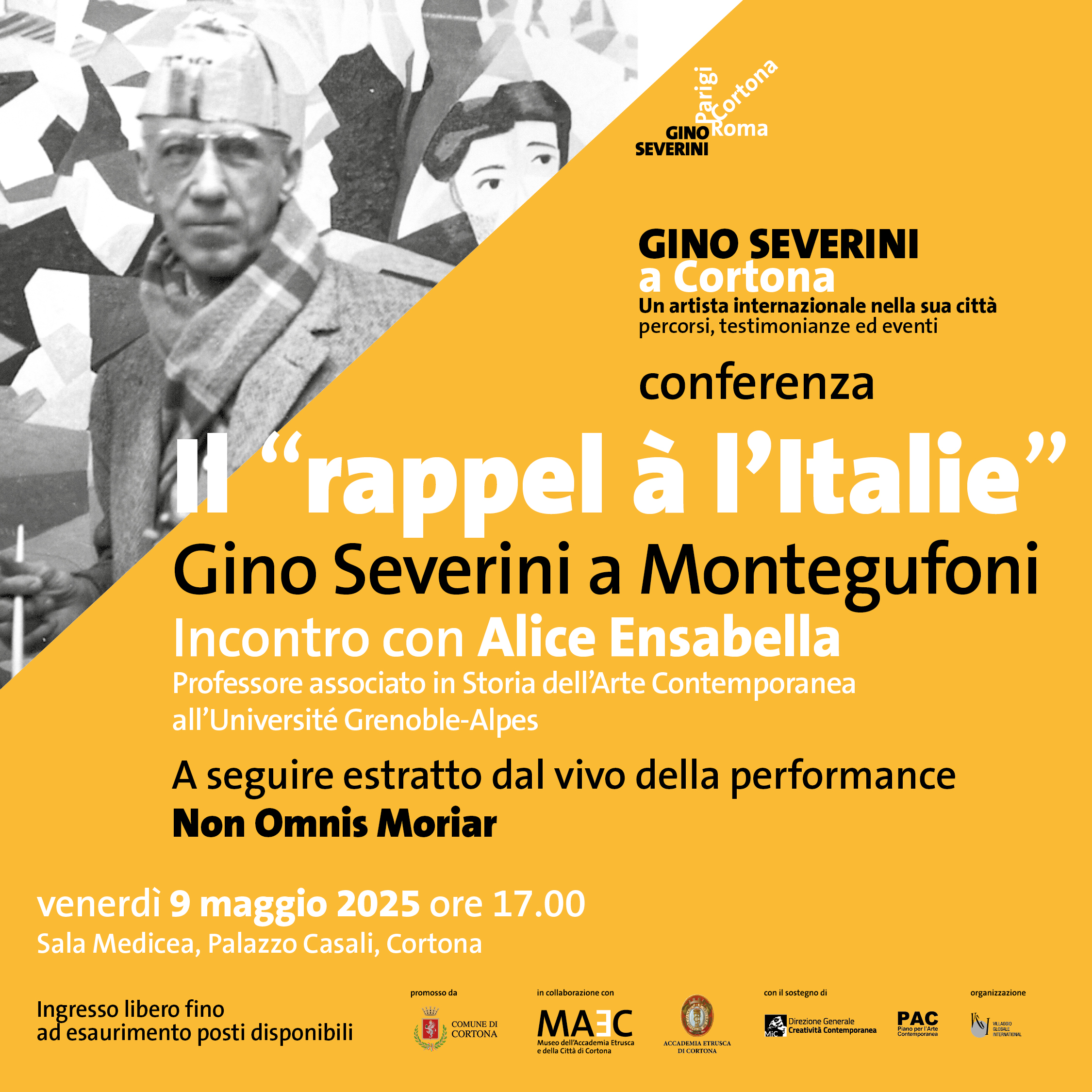 gino severini a cortona il rappel à l'italie maec sala medicea