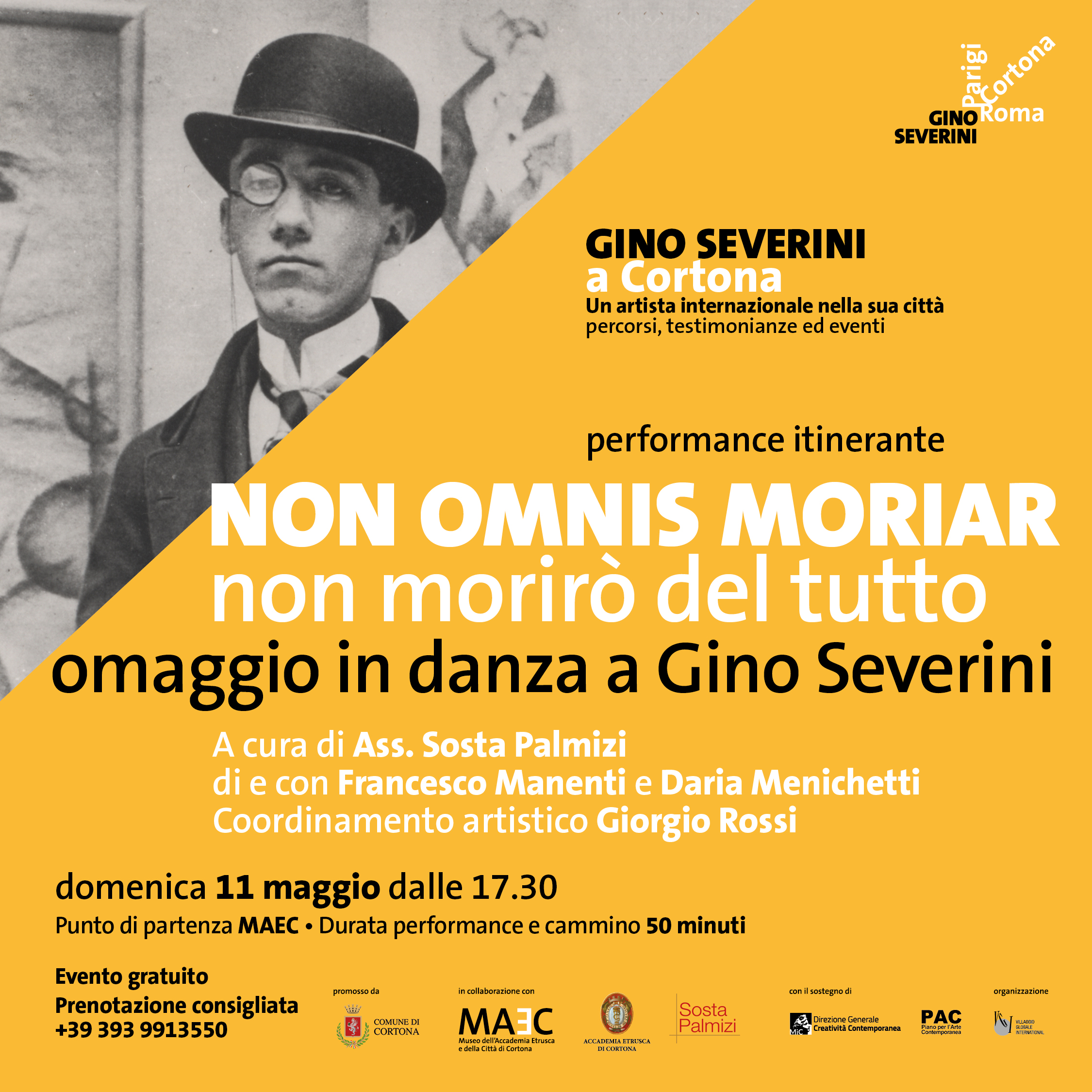 NON OMNIS MORIAR non morirò del tutto omaggio in danza a Gino Severini A cura di Ass. Sosta Palmizi