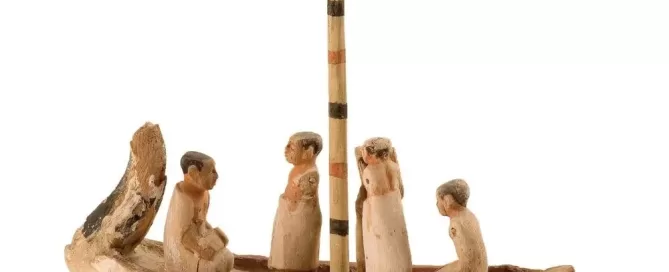 MAEC Collezione Egizia barchetta funeraria