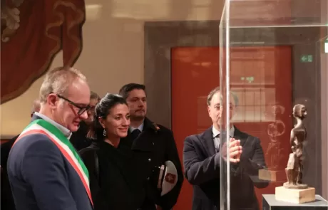 MAEC Cortona foto dell'inaugurazione della mostra "Gli Etruschi in Olanda. A 40 anni dal Progetto Etruschi" dicembre 2025