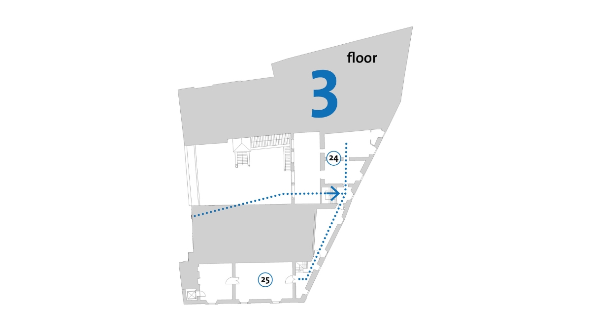 MAEC Cortona mappa piano 3